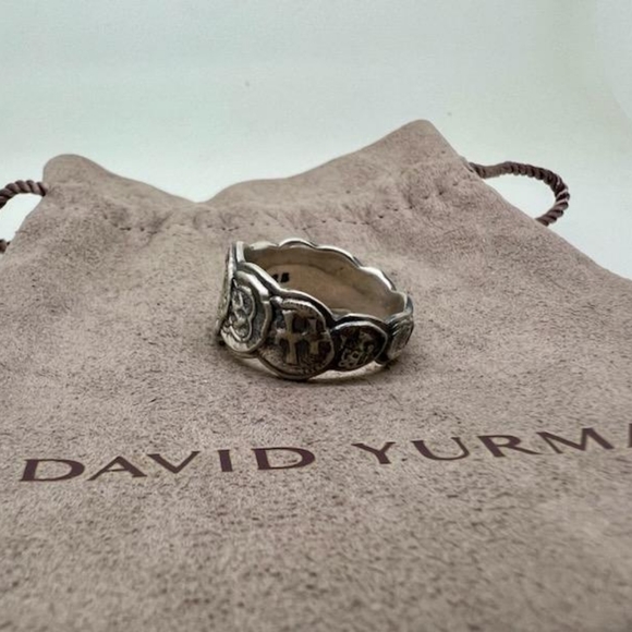 David Yurman Shipwreck Coin Band Ring - Picture 3 of 4